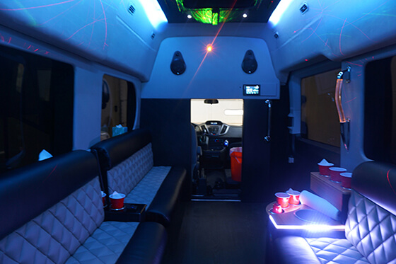seating on the van